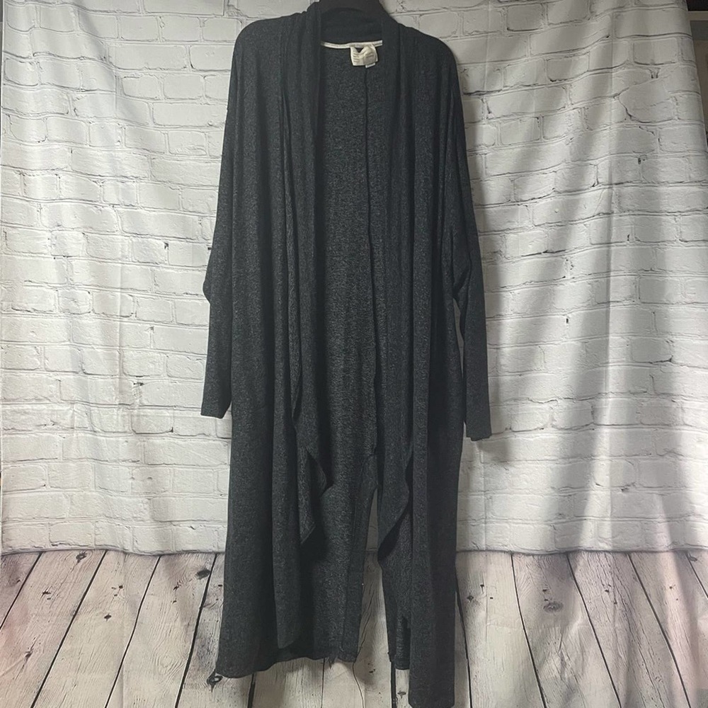 Anthropologie Saturday Sunday open front marled long cardigan size M/L